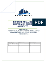 Ifma Desmontaje, Fabricacion e Instalacion de Cobertura Metalica