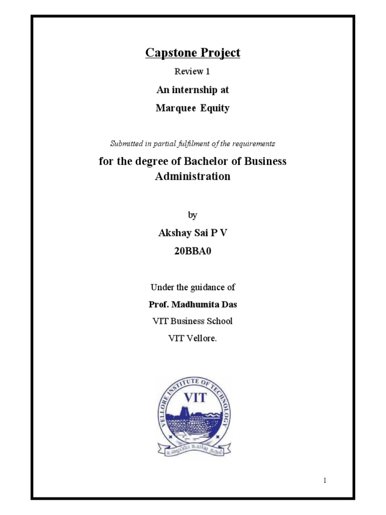 Capstone Review 1 PDF