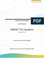 EMPAC Student's User Manual Ver. 1 2