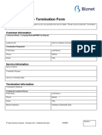 Order Form - Termination Form - Jan 2020
