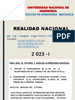 Realidad Nacional: Universidad Nacional de Ingenieria