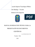 Instituto de Educación Superior Tecnológico Público Alto Huallaga - Tocache Jefatura de Investigación