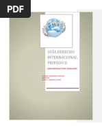 DESARROLLO GUÍA DERECHO INTERNACIONAL PRIVADO II