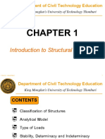 Introduction To Structural Analysis: King Mongkut's University of Technology Thonburi