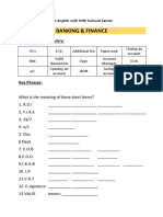 Fun English Banking Vocabulary