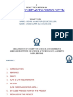 Rfid Based Security Access Control System: NAME:-VISHAL MANIKPURI (0213CS201104) NAME: - VIKAS GUPTA (0213CS201103)