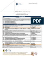 Instituto Tecnológico de León: Licenciatura