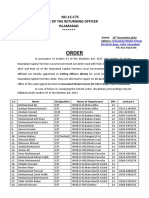 Duty Roster (APO & Polling Officer)