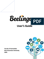 Panduan Beelingua Mahasiswa Sent ENGLISH GUIDELINE V.1 Update User Guideline