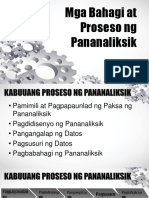 Mga Bahagi at Proseso NG Pananaliksik