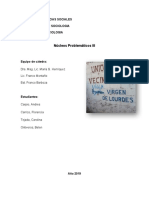 Núcleos Problemáticos III: Facultad de Ciencias Sociales Departamento de Sociologia Lic. Y Prof. en Sociologia