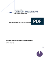 Antologia De: Derecho Civil Ii.: Autoria: Guadalupe Marcela Aviles Monroy. MAYO DE 2012