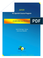 IIC Spanish Course Program: Overview & Pricelist