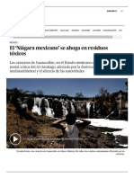 Cataratas de Juanacatlán - El Niágara Mexicano' Se Ahoga en Residuos Tóxicos - Sociedad - EL PAÍS
