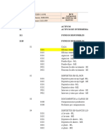 Catálogo de cuentas de bancos