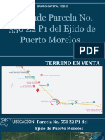 Se Vende Parcela No. 550 Z2 P1 Del Ejido de Puerto Morelos