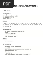 Practical Assignment-3