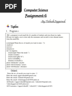 Practical Assignment-6