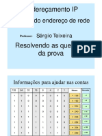 Enderecamento IP Calculo Do Endereco de