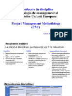 Introducere În Disciplina: Metodologia de Management Al Proiectelor Uniunii Europene