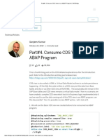 Part#4. Consume CDS View in An ABAP Program - SAP Blogs