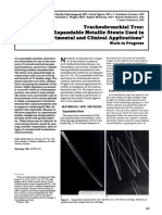 Tracheobronchial Tree Expandable Metallic Stents Used in Experimental and Clinical Applications Work in Progress - Nguyen Hoang Dung