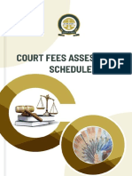 Court Fees Assessment Schedule