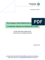 EUBI Cities Biodiversity Indicator