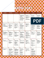 March 2023 Calendar