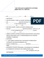 Particulares de Un Móvil: - Contrato de Financiamiento Entre