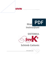 Manual de Instructiuni - Sistemul FreeK+ AGROVIN - RO - V10X