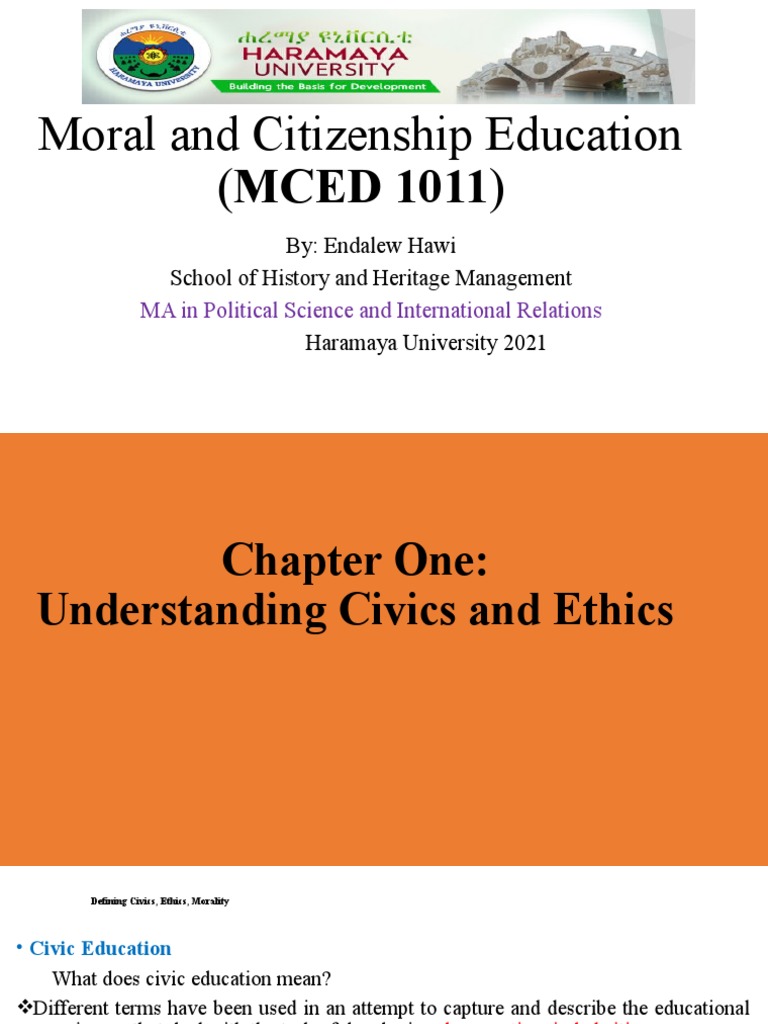 Understanding Civics and Ethics | PDF | Utilitarianism | Morality