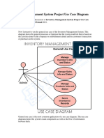 Inventory Management System Use Case Diagram