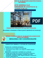 Aspecte Generale Ale Misiunii de Coordonare În Construcţii Şi Lucrări Publice