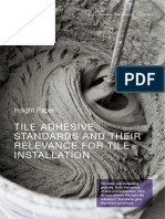 Tile Adhesive Standards and Their Relevance For Tile Installation