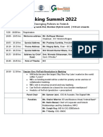 Banking Summit Tentative Agenda 2022 - Ver 1.0