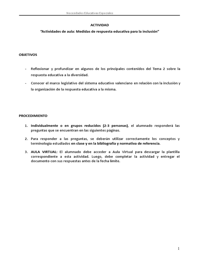 Medidas de Inclusión Educativa en Secundaria | PDF | Plan de estudios