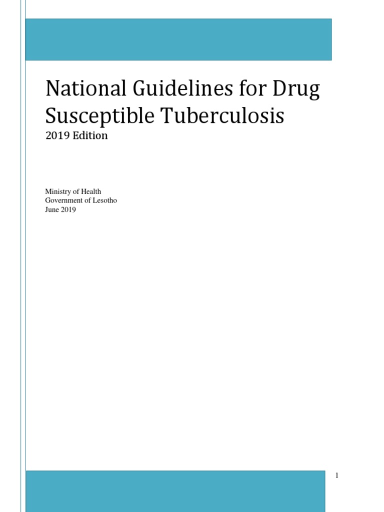 Tb guidelines 2019 final 200619 pdf tuberculosis clinical medicine