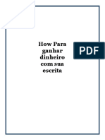 How para Ganhar Dinheiro Com Sua Escrita