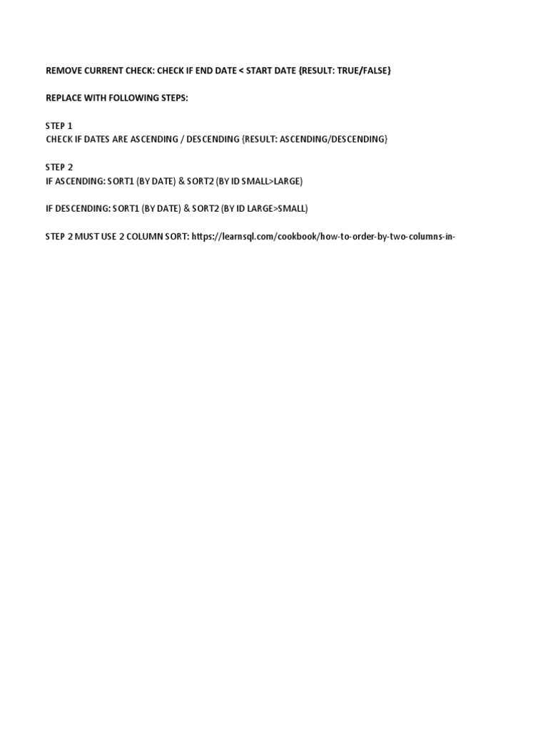 Remove current check check if end date start date result true false