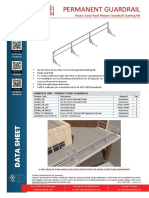 Permanent Guardrail: Heavy Duty Roof Mount Guardrail Starting Kit