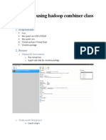 Word Count Using Hadoop Combiner Class