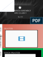Combined Assembly Ofc Class 5