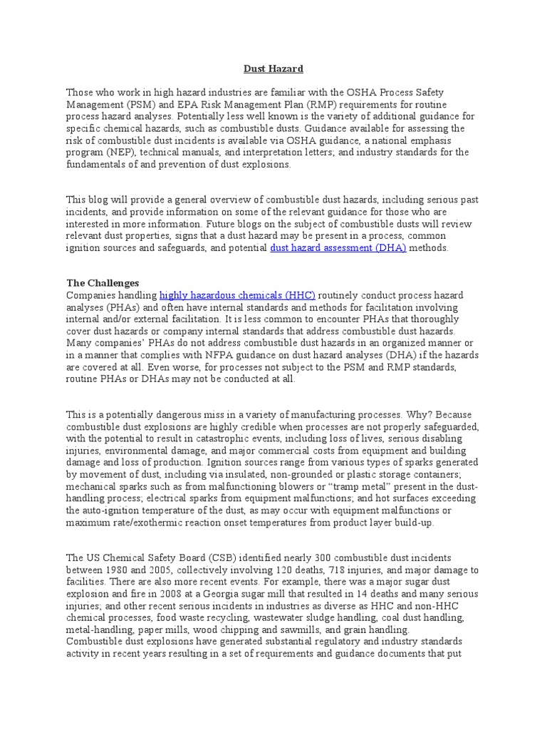 18042023 Dust Explosion PDF Combustion Explosion
