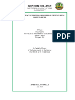 Gordon College: Lived Experiences of Family Caregivers of Patients With Schizophrenia