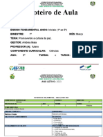 Roteiro de aula mensal de Ciências para 5o ano