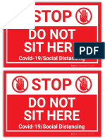 Chair Signage