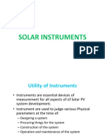 Solar Instrumentation