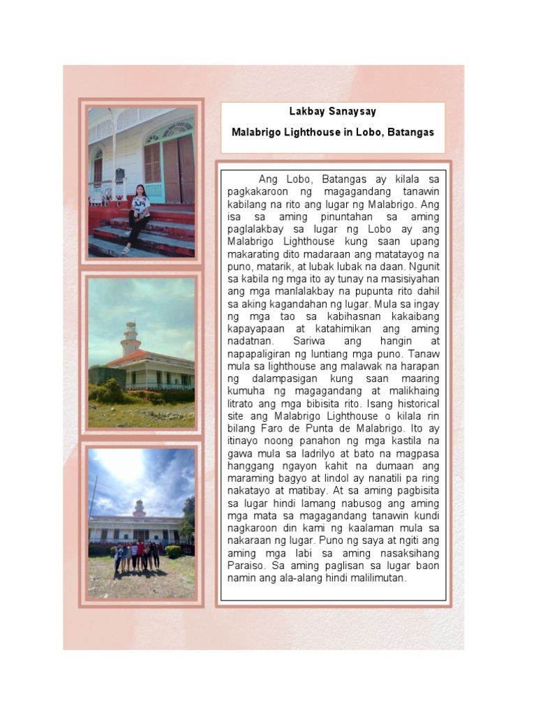 Travel Essay Dote | PDF