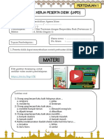 LKPD Kelas 3 Lembar Kerja Peserta Didik PAI Semester 2-1